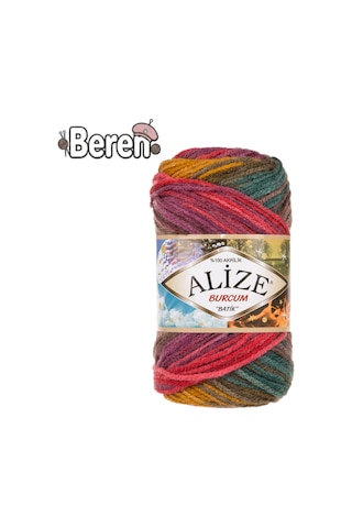 Burcum Batik 3368 -5 Adet Örgü Ipi El Örgü Iplikleri Yelek Hırka Ipi Atkı Kazak Ipliği