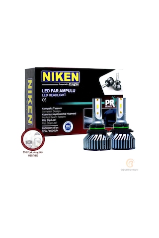 Niken Pro Serisi Flip Led Xenon Zenon H7 6500K - Slim Fan 127130227075