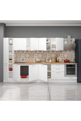 Fly180498-340 Cm Filipa Ank Modüllü Ve Boy Dolaplı Mutfak