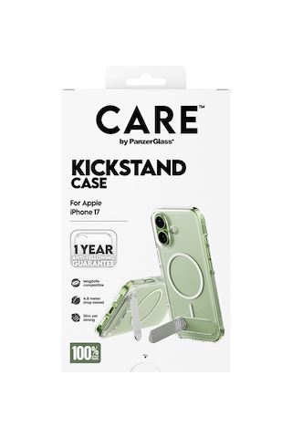 Care By Panzerglass Feature Apple Uyumlu iPhone 17 Transparent Ayaklı & Magsafe Kılıf