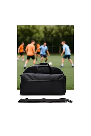 Newbag Sport Seyahat Ve Spor Çantası Orta Boy Siyah