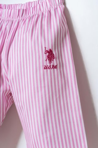 U.S. Polo Assn. Kız Bebek 2 Li T-şhirt Takım Beyaz-2275 Beyaz