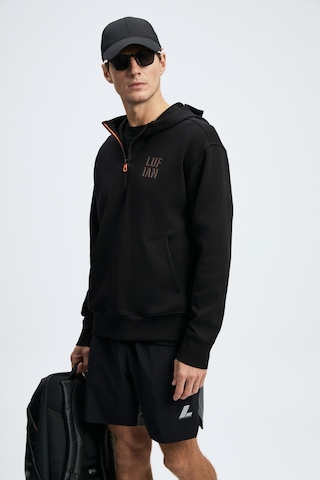 Lufian Grayson Erkek Sweatshirt Siyah Siyah 112030216100100