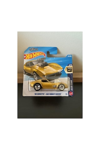 Hot Wheels 68 Corvette Gas Monkey Garage Sarı Hot Wheels 68 Corvette Gas Monkey Garage Sarı