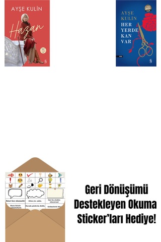 Hazan + Her Yerde Kan Var Midi Boy + Okuma Sticker'ları