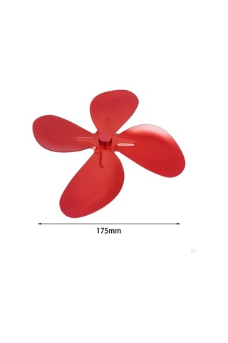 Pazly 17.5cm Siyah Şömine Fan Pervanesi Balde, Yedek Parça, Sıcak Sirkülasyonlu Hava Yedekleri 4