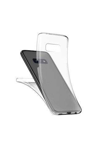 Teknomoda Samsung Uyumlu Galaxy S10E 360 Derece Kilif Seffaf Silikon Ön Arka 397705546