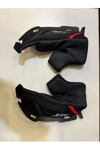 Kask Mt İç Ped Takımı Thunder 4 Sağ-sol Ve Üst Gri/kırmızı