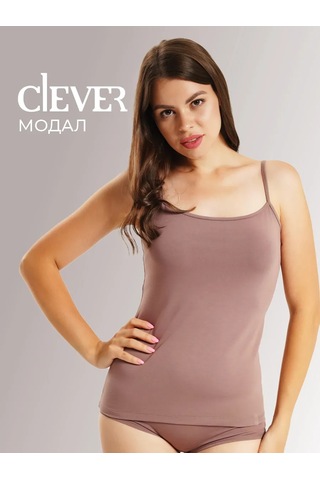 Clever Wear Modaya Uygun Askılı Temel Atlet 149944068 Kahve