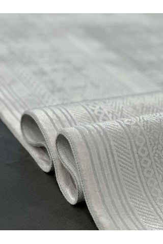 Woolen Halı Valentin Viscon Akrilik Halı 6257 Grı Renkli