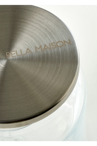 Bella Maison Jely Metal Kapaklı 12'li Kavanoz Seti Naturel 890 Cc Şeffaf