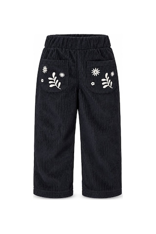 Fesshera Erkek Çocuk Takım Uzun Kollu Sweatshirt Ve Fitilli Kadife Pantolon Set Siyah
