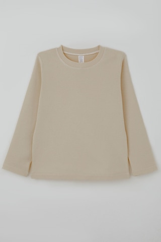 Breeze Erkek Çocuk Uzun Kollu Tişört Basic 4-8 Yaş , Bej