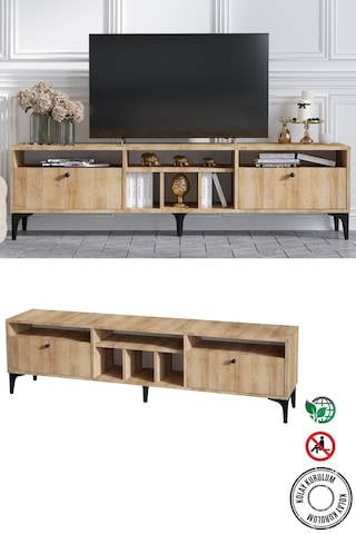 Decormet Robb Tv Sehpası Safir Meşe -dec-20050 Çok Renkli