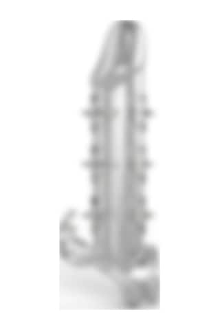 Red Fox Wolf Warrior Crystal Şeffaf Dokulu Penis Kılıfı Esnek Tpe Malzeme, Gerçekçi His, 13.8 Cm