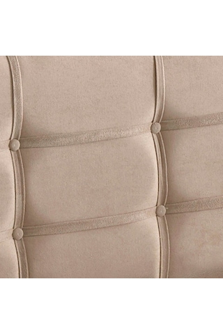 Nironyatak Polo Tek Kişilik Yatak Başlığı - 90 Cm Sütlü Kahve Kumaş Başlık