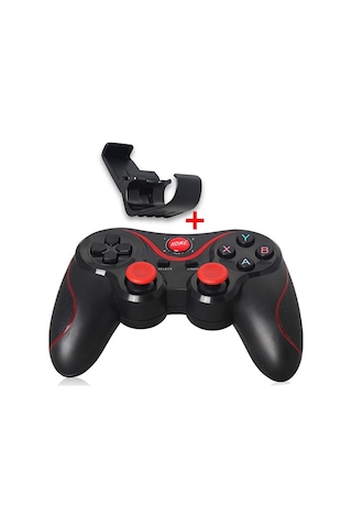 X3 Bluetooth Kablosuz Oyun Kolu Gamepad + Telefon Tutucu Stand