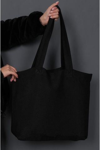 Hasır Dokulu Körüklü Kadın Kol Ve Omuz Çantası Siyah-1413