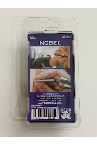 Tel Çivi Sarı 10x25mm 50 Adet