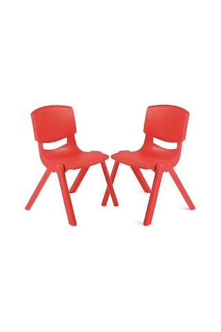 Fiore 2'li Set Büyük Şirin Çocuk Sandalyesi Turuncu Sku: Smg8690010233301 Abanoz - Beyaz
