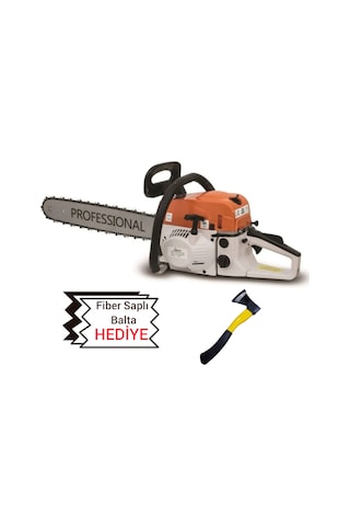 Italy Style Benzinli Testere Ağaç Odun Kesme + Balta