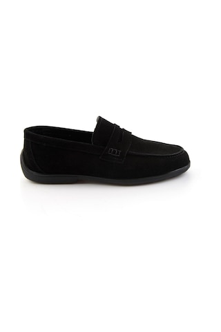 Siyah Hakiki Deri Erkek Loafer Ayakkabı E01054408202 Siyah