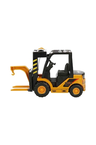 Maxx Wheels Sürtmeli Forklift Oyuncak Şantiye Araç Seti