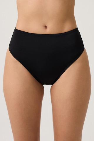 Los Ojos Siyah Yüksek Bel Bikini Altı Sporty Bottom Siyah