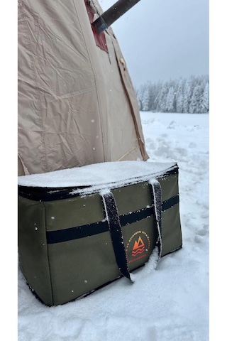 40 Lt Soğutucu Çanta Termos Piknik & Kamp Çantası Isı Yalıtımlı Yeşil