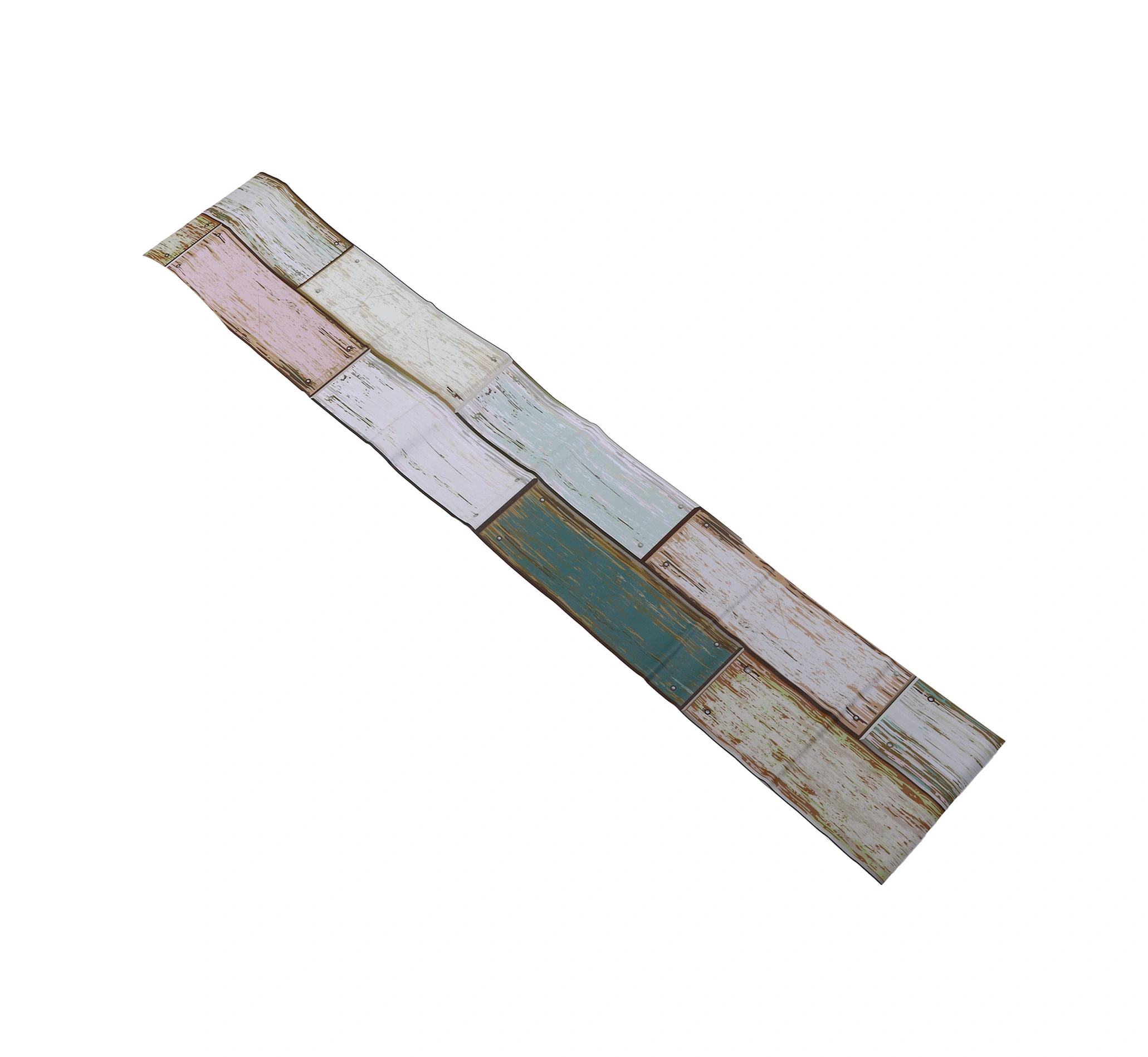 Geeroyoo Pvc Ahşap Desenli Zemin Dekorasyon Sticker, 20x120cm, Otomatik Yapışkan, Su Geçirmez, Mutfak/banyo Uygun, 3d Katmanlı Efekt Diğer