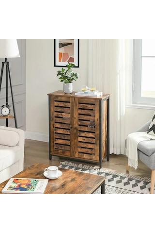 Ağaç Atölyesi Denzel Ahşap Dresuar Dolap Ceviz