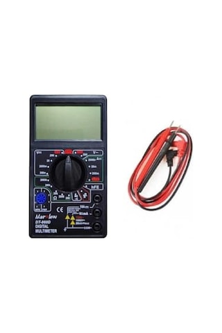 Dt860d Dijital Multimetre Geniş Ekranlı Ölçü Aleti