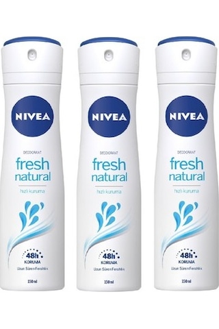 Nivea Fresh Natural Kadın Deodorant 150 ML x 3