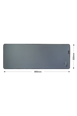 Moon Gray 80x30cm Hybrid Kumaş - 4mm Kalınlık - Xl Premium E-sport Gaming Mousepad