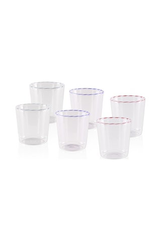 The Mia Simple Su Bardağı 6 Parça 300 Ml Şeffaf