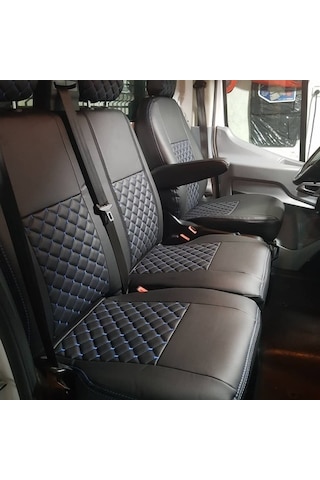 Ford Transit Tek Kabin Araca Özel Deri Oto Koltuk Kılıfı (480090974)