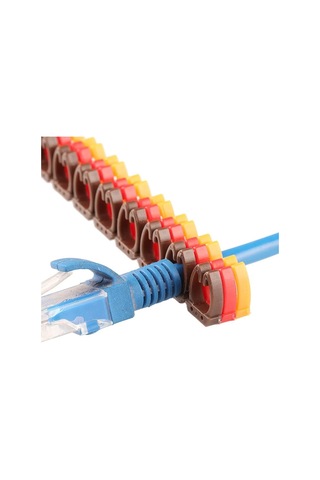 0-9 Dijital Kodlu Renkli Kablo İşaretleyici 1,5mm
