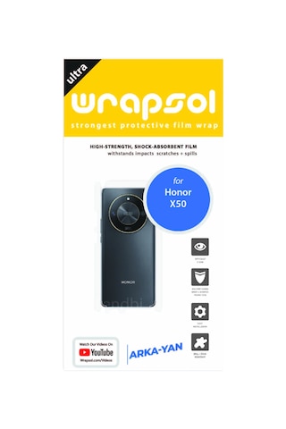 Honor X50 Arka Ve Yan Kaplama Koruyucu Poliüretan Film