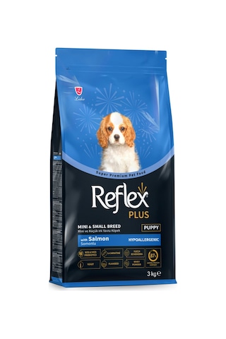 Reflex Plus Somonlu Mini ve Küçük Irk Yavru Köpek Maması 3 KG