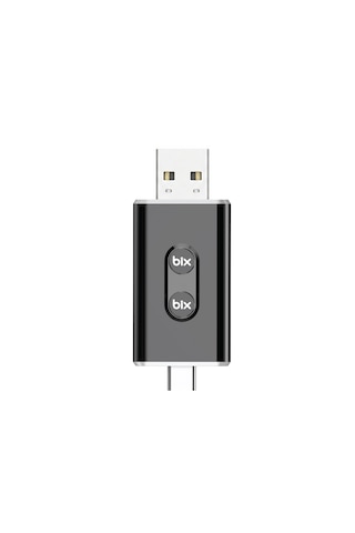 Bix Cb02 2.4g/5g Wifi Carplay Android Auto Kabloludan Kablosuza Çevirici Usb-a Usb-c Çift Uçlu Hibrit Adaptör Diğer