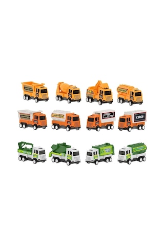 Nessiworld 07 628 Pilsan Çek Bırak Mini Kamyonlar İş Serisi Adet Çok Renkli