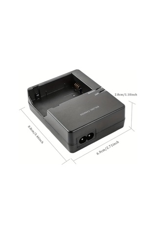 Xuweiwei Edekoy Lc-e8eu Şarj Cihazı Sony A7 Iıı A7 Iv 100-240v 2.4a Hızlı Şarj Kompakt Seyahat Led Göstergeli Metalik Kaplama