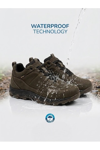 Greyder 00190 Erkek Hakiki Deri Su Geçirmez Outdoor Ayakkabı Gri