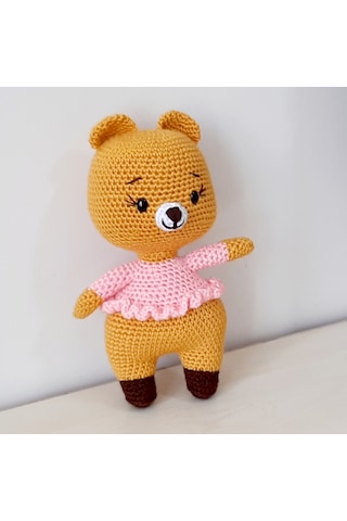 Amigurumi Örgü Oyuncak Ayı Kız