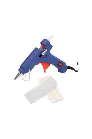 40w Sıcak Silikon Tabancası Anahtarlı + 10 Adet Silikom Mum N11.843