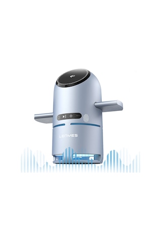 Lenyes Pw321 Qi2 Şarj Teknolojili Speaker Özellikli Telefon&saat&kulaklık 15w Kablosuz Şarj Gri