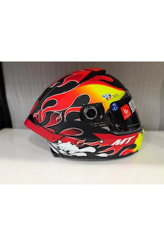 Kask Mt Thunder 4 Sv Yamanaka B3 Mat Kırmızı