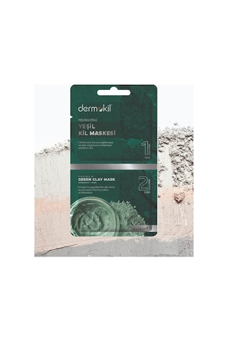 Dermokil Peeling Etkili Yeşil Kil Maskesi 15 ML