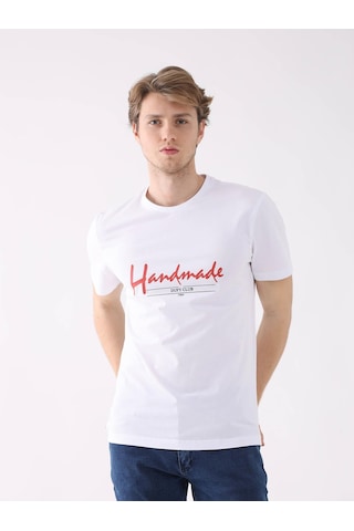 Dufy Beyaz Erkek Regular Fit O Yaka Tshirt - 94351 Beyaz