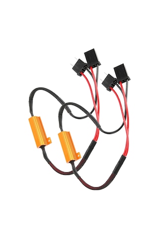 Springsun H7 12v 50w 8ohm Led Dekoder 2 Adet - Flaş/error Sorunu Olmadan, Hızlı Başlangıç, Plug & Play, Abs+metal Malzeme